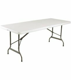Bolero Klaptafel wit 183x76xH73,5cm