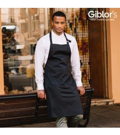 Halsschort Zante met zak zwart 66x92cm