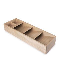 Lacor Besteklade 5-vaks beukenhout 39,5x12,2x6cm