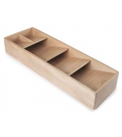 Lacor Besteklade 5-vaks beukenhout 39,5x12,2x6cm