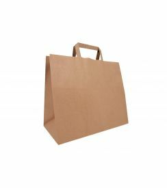 Papieren Zak kraft bruin 32x16x27cm | 250 stuks