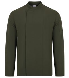Koksjas Heren microfiber olijfgroen XS