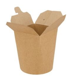 Pastabeker kraft 500ml | 50 stuks