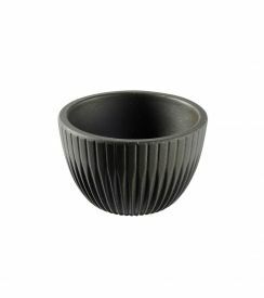 APS Lineo Potje melamine bruin Ø6cm | 6 stuks