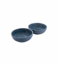 Bowls and Dishes Mano Kom blauwgrijs Ø15xH5cm | 2 stuks