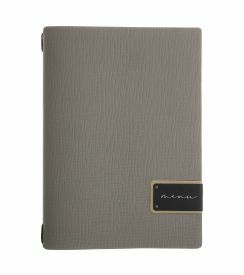DagStyle Menuboek Chef dove grey A4