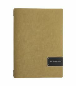 DagStyle Menuboek Chef oker A4
