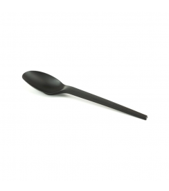 Natura Lepel CPLA herbruikbaar zwart 16,8cm | 50 stuks