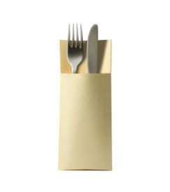 Duni Servet Point to Point crème 32x38cm | 50 stuks