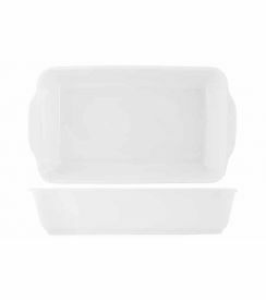 C&T Prof Essentials Ovenschaal wit 26,5x15xH5,5cm