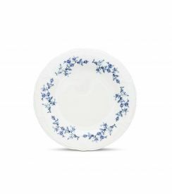 BonBistro Plat Bord Retro blue flower 27cm