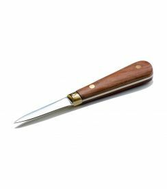C&T Oestermes hout lemmet 6,5cm handvat 16cm