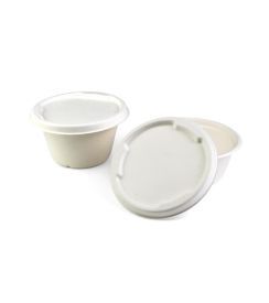 Sier Senza Deksel suikerriet Ø142xH12mm | 40 stuks