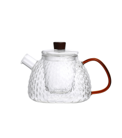 Point-Virgule Theepot met filter gehamerd 1L