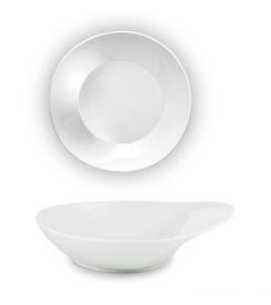 Diep Bord Loop wit 22cm