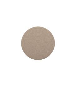Ziczac Coaster Trudo kunstleer zand 10cm | 4 stuks