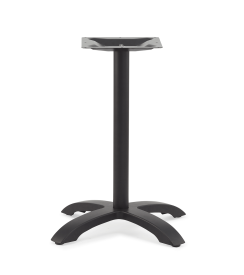 XSeat Tafelpoot Bruno alu zwart