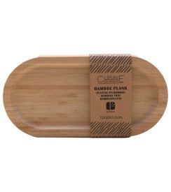 Bamboe Plank ovaal 10x20x1,5cm