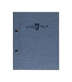 Lacor Menuboek Sandro A5 blauw 19x23,5cm 