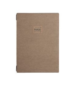 Lacor Menuboek Natural A4 23x32cm