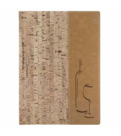 Securit Design Menuboek kurk wijn 34,4x25cm