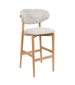 XSeat Barstoel Amber honey oak greige