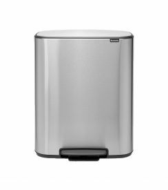 Brabantia Bo Pedaalemmer matt steel 60L
