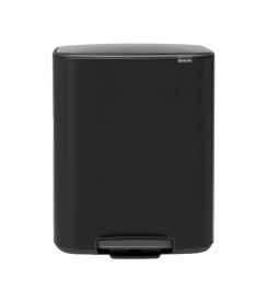Brabantia Bo Pedaalemmer mat zwart 60L 