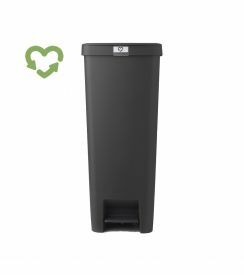Brabantia Pedaalemmer Step Up donkergrijs 40L 