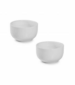 Potje rond wit 8,8cm | 12 stuks