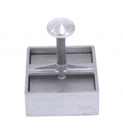 Adelmann Hamburgerpers vierkant 120x120mm 
