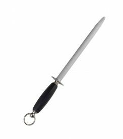 Fischer-Bargoin Slagerswetstaal ovaal zwart 30cm 