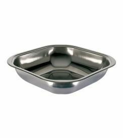 Inoxibar Fruit/broodmandje inox 20cm