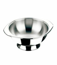 Inoxibar Soepkom met sokkel inox 24cm 