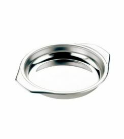 Inoxibar Diep rond schoteltje inox 14cm