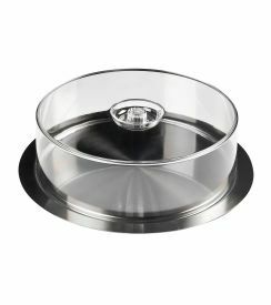 Inoxibar Cateringschotel met deksel Ø35xH9cm 