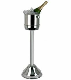 Inoxibar Houder voor champagnekoeler op voet 