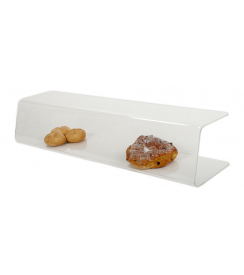 Toonbankstaander open plexi 100xH20cm 
