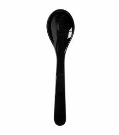 Waca Lepel gebogen zwart 23,5cm