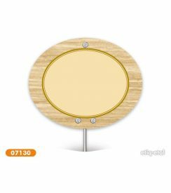 Etiq-Etal Etiket ovaal neutraal 7,3x9,1cm | 10 stuks