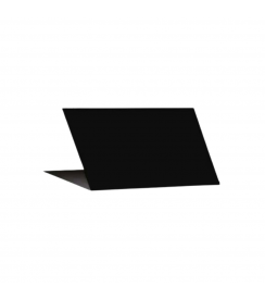 Etiket Chevalet zwart 10x7x4cm | 10 stuks