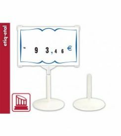 Etiq-Etal Sokkel etikethouder PVC H70mm | 25 stuks