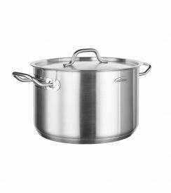 Inoxibar Halfhoge ketel met deksel 31L Ø40xH25cm 