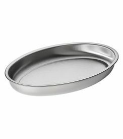 Inoxibar Diepe ovale schotel inox 35x24x4cm 
