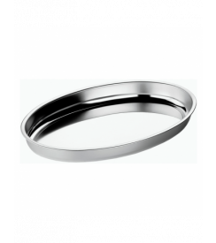 Inoxibar Diepe ovale schotel 40x26x4,5cm