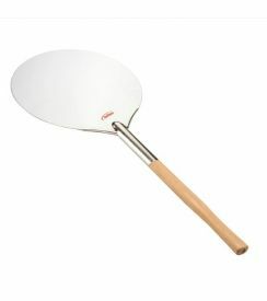 Inoxibar Pizzaschep inox hout 25,5x62cm