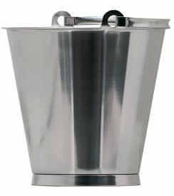 Linden Emmer inox met ring 10L Ø300xH265mm