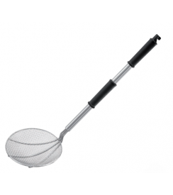 Saint Romain Schuimspaan rond inox zwart 30cm 