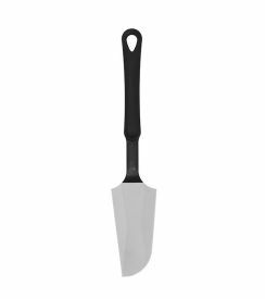 Linden Pannenlikker silicone met mes zwart-wit 285mm