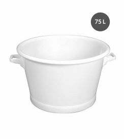 Gilac Kuip plastic wit 75L Ø73cm